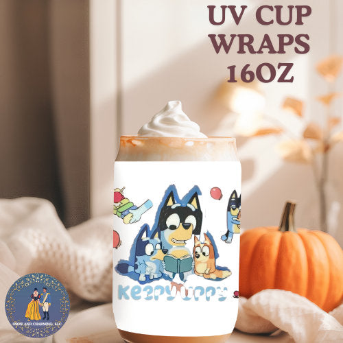 Cartoon Character UV DTF Cup WRAPS, No Weeding, No Fussy Vinyl! Next Day Shipping, Uv Dtf Cup Wraps