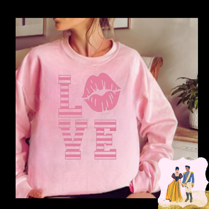 LOVE DTF Pink Transfer,Ready To Press, Ready To Ship,No Cracking,No Peeling,No Weeding!Just press!High Quality Dtf Transfer,Fast Shipping