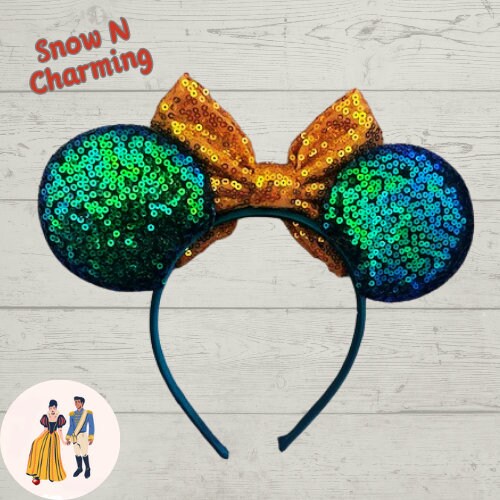PRINCESS EARS Themed Ears ,Theme Park Ears, Quality Ears, Costume Ears, Lightweight Ears, Park Ears, Comfortable Band, Ready To ShP