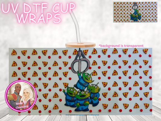 UV DTF WRAPS-Princess Cartoon Favorites, Villains, Anime, Gamer, -No Weeding, No Cracking, No Heat Required! Made and Ready To Ship Today!