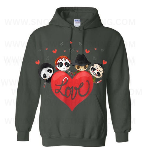 SPOOKY ICON LOVE Dtf Transfer Valentine-No Weeding, No Cracking, No Peeling, Fast Shipping, High Quality Transfer, Iron On Transfer, 102301