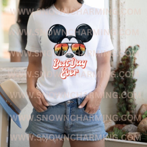 CharacterVACATION //Best Day Ever Print// Best Day Ever Shirt//Ready To Press//SublimationTransfer on Shirt