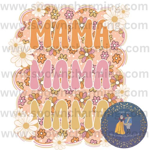 SUBLIMATION SHIRT TRANSFERS| Ready To Press Image| Sublimation Shirt Image| Heat Press Transfers| Transfer | Mama| Sunshine Mama Image