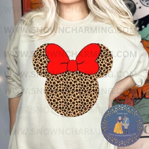 MINNIE EARS TRANSFER-No Weeding, No Cracking, No Peeling, Fast Shipping, High Quality Transfer, Iron On Transfer,  777006