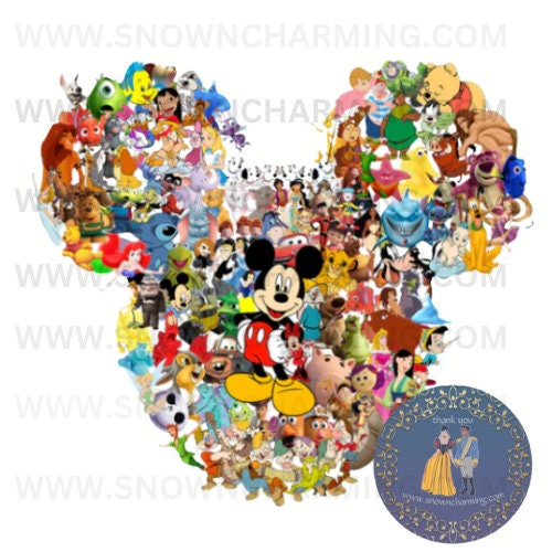 Theme Park Friends DTF TRANSFER-No Weeding, No Cracking, No Peeling, Fast Shipping, High Quality Transfer, Iron On , Dtf Transfer #777009
