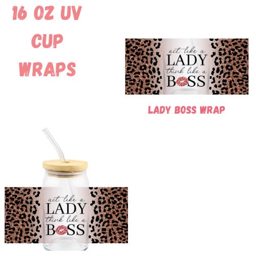 UV DTF Cup WRAPS, No Weeding, No Fussy Vinyl! Next Day Shipping, Uv Dtf Cup Wraps