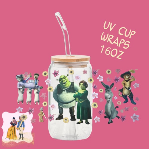 Ogre Wrap UV DTF Cup WRAPS, No Weeding, No Fussy Vinyl! Next Day Shipping, Uv Dtf Cup Wraps