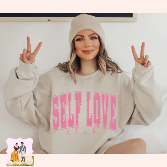 SELF LOVE CLUB Dtf Transfer, Ready To Press, Ready To Ship,No Cracking,No Peeling,No Weeding! Just press!Any material or color! High Quality