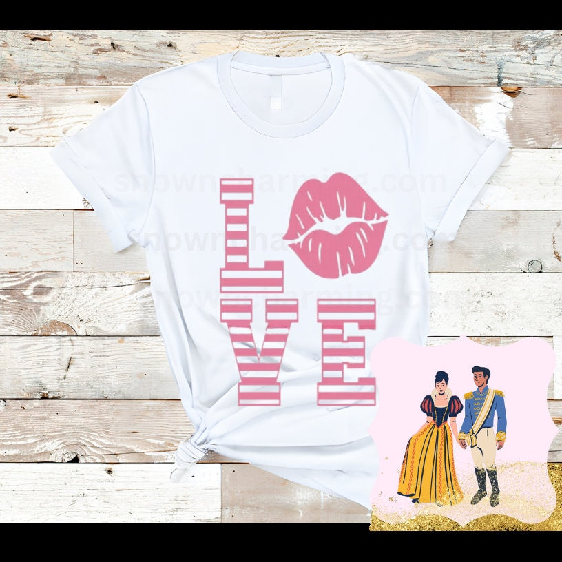 LOVE DTF Pink Transfer,Ready To Press, Ready To Ship,No Cracking,No Peeling,No Weeding!Just press!High Quality Dtf Transfer,Fast Shipping