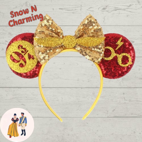 WizardThemed Ears ,Theme Park Ears, High Quality Ears, Costume Ears, Lightweight Ears, Park Ears, Comfortable Band, Ready To Ship