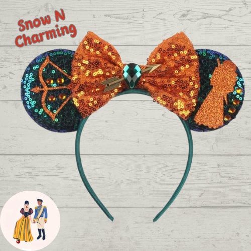 PRINCESS EARS Themed Ears ,Theme Park Ears, Quality Ears, Costume Ears, Lightweight Ears, Park Ears, Comfortable Band, Ready To ShP