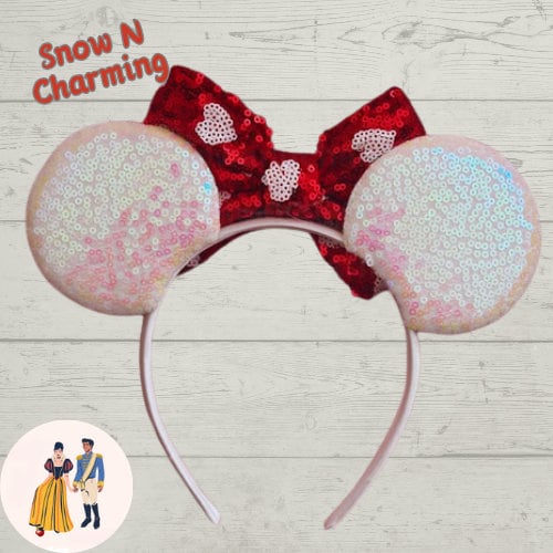 HEART EARS, Theme Park Ears, High Quality Ears, Costume Ears, Lightweight Ears, Park Ears, Comfortable Band, Ready To Ship