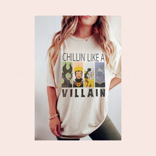 VILLAINS CHARACTER TRANSFER Dtf Transfer No Weeding, No Cracking, No Peeling, Fast Shipping, High Quality Transfer