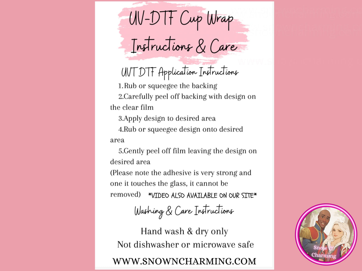 CARTOON CHARACTER UV Dtf Cup WRAPs, No Weeding, No Fussy Vinyl! Next Day Shipping, Uv Dtf Cup Wraps, Ready To Ship Today!