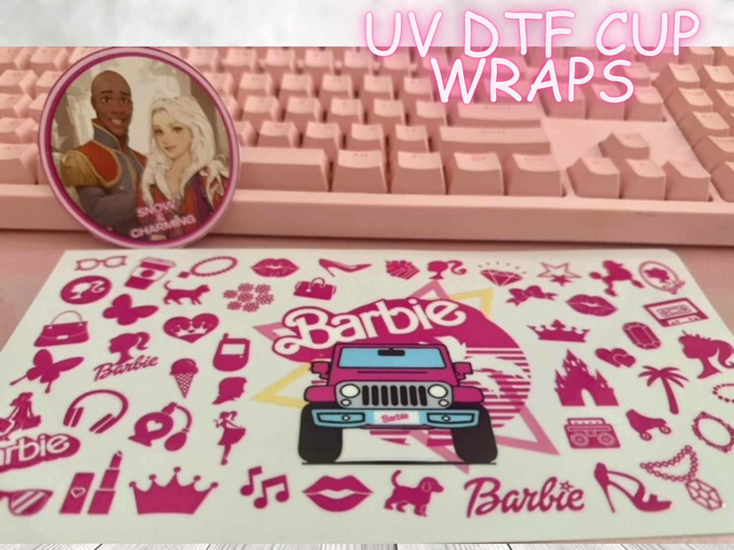 UV Dtf Cup WRAPs, No Weeding, No Fussy Vinyl! Next Day Shipping, Uv Dtf Cup Wraps,Ready To Ship Today!