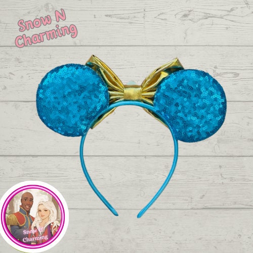JASMINE Themed Ears ,Theme Park Ears, High Quality Ears, Costume Ears, Lightweight Ears, Park Ears, Comfortable Band, FREE SHIPPING