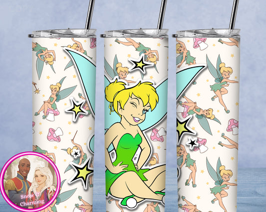 FAVORITE FAIRY Tumbler!!  20oz or 30oz Tumbler Gift For Theme Park Lover| All Your Favorite Characters and Villains!! Fast Shipping